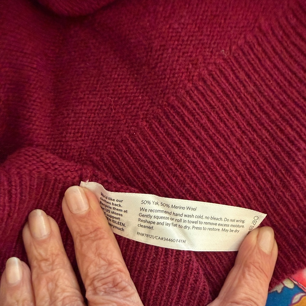 Eileen Fisher sweater-1X - Picture 7 of 9